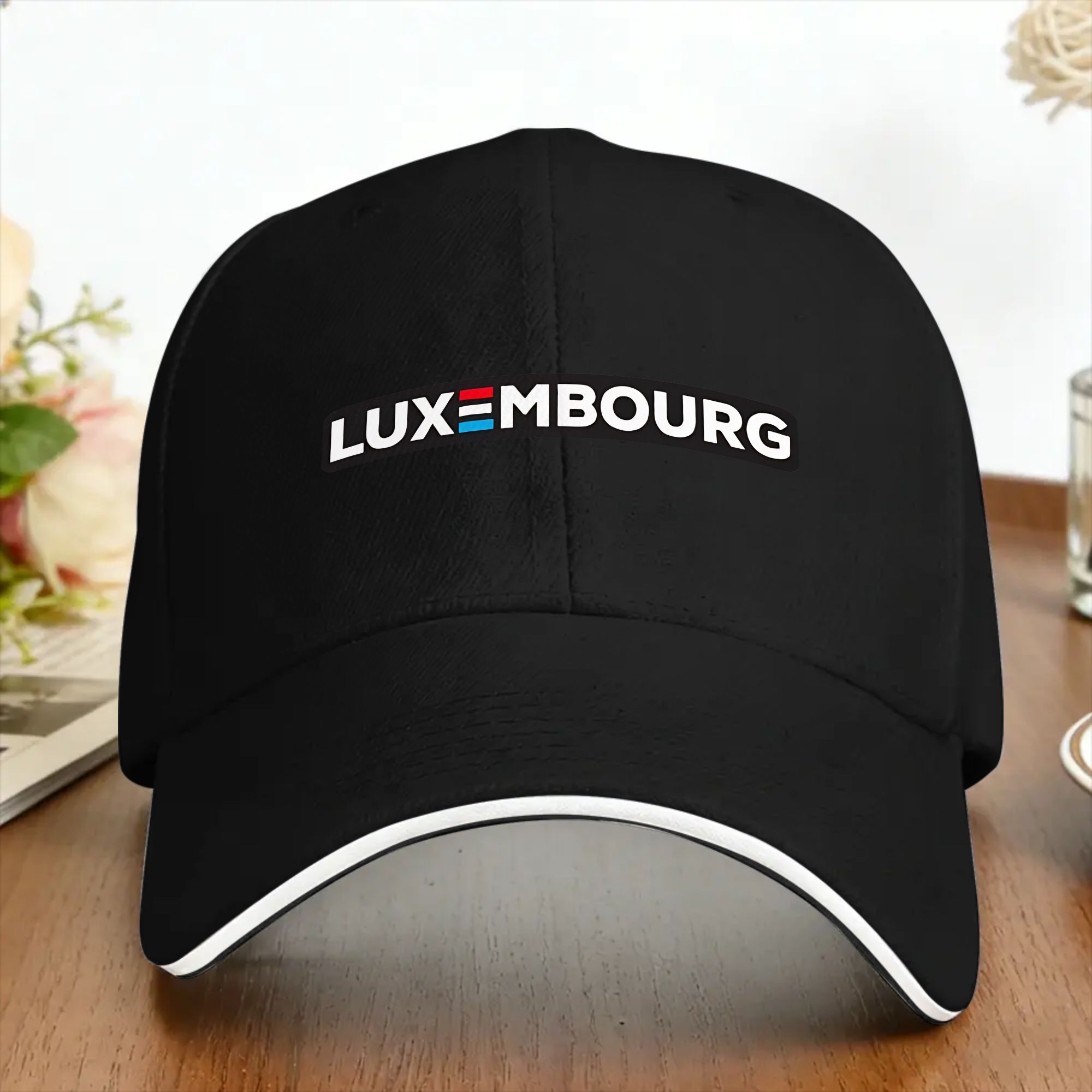 Outdoor Sport Luxembourg - قبعة بيسبول بتصميم فرشاة تلوين تجريدية