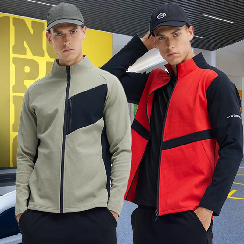 Outdoor Sport Jacket Brand - سترة رياضية بغطاء للرأس للرجال للياقة