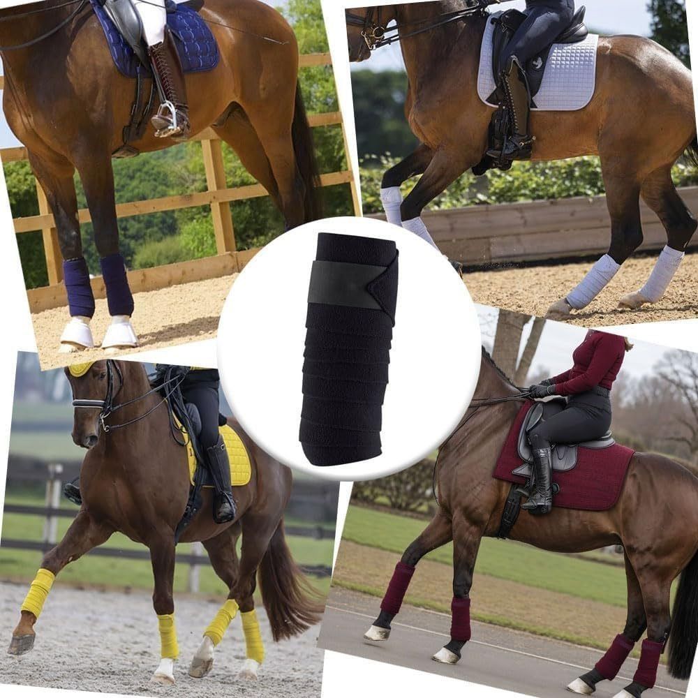 مجموعة من 2/4 قطع من ضمادات أر - مراجعة Grooming Kit Horse وسعره