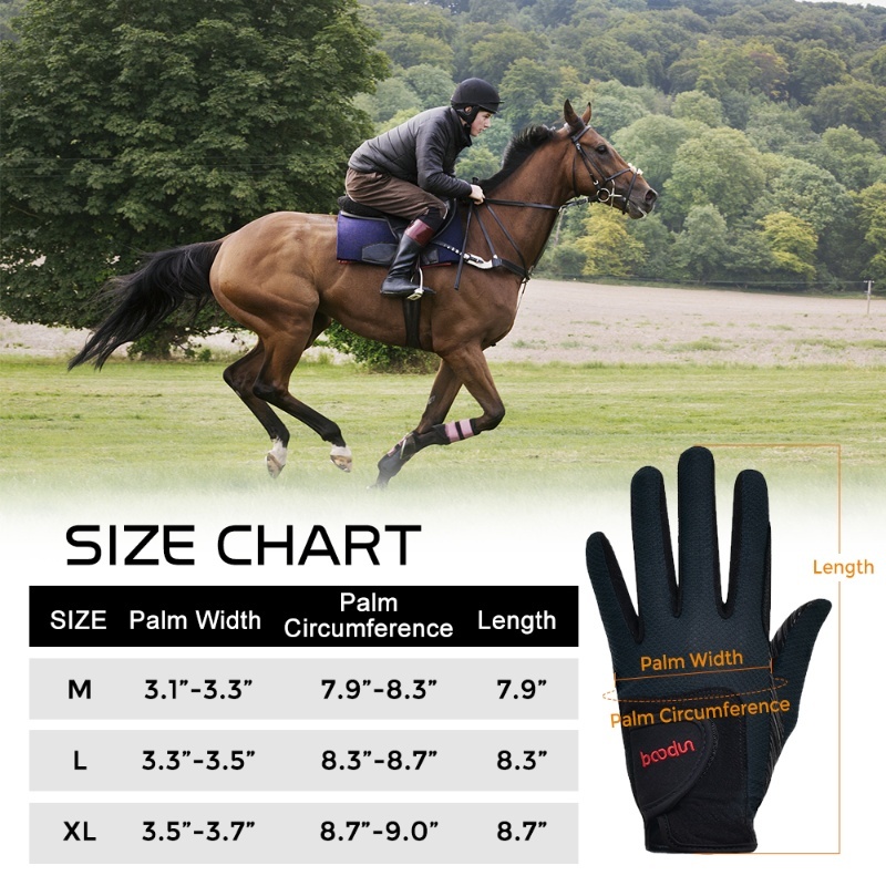قفازات ركوب الخيل، قفازات رياض - مراجعة Horse Riding Glove وسعره
