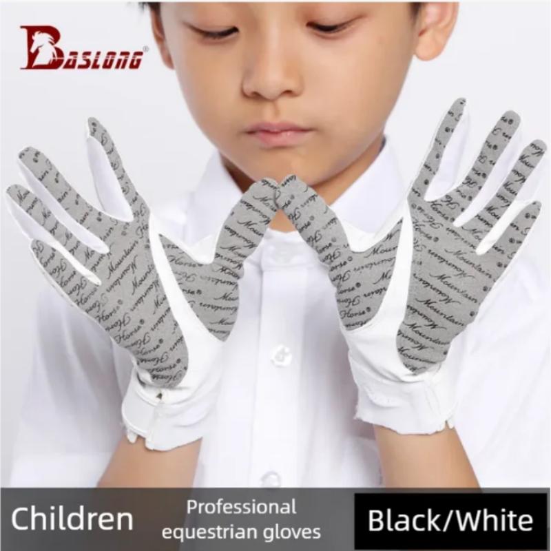قفازات باسلونج للأطفال لركوب ا - مراجعة Horse Riding Glove وسعره