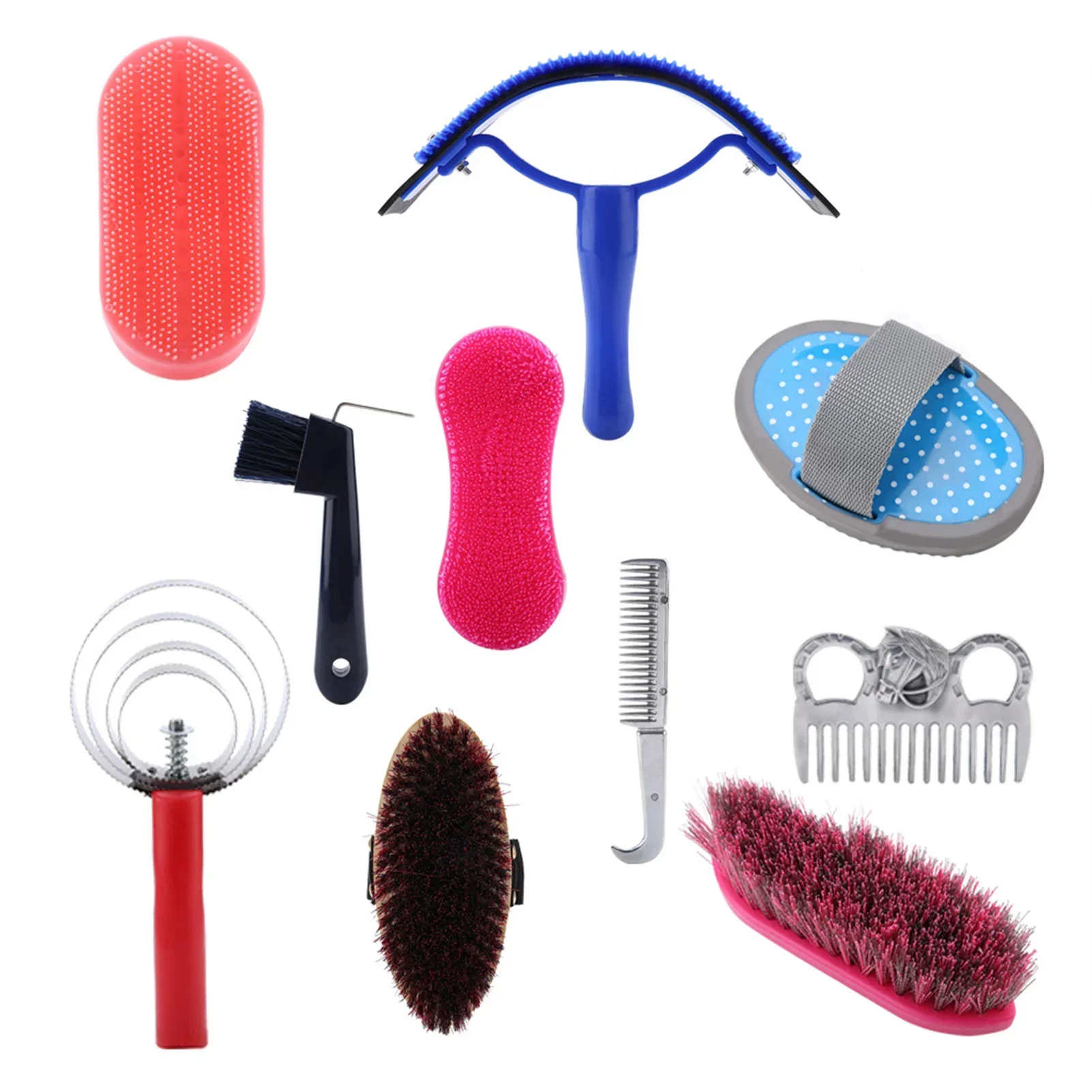 10 قطع من أدوات العناية بالحصا - مراجعة Grooming Kit Horse وسعره
