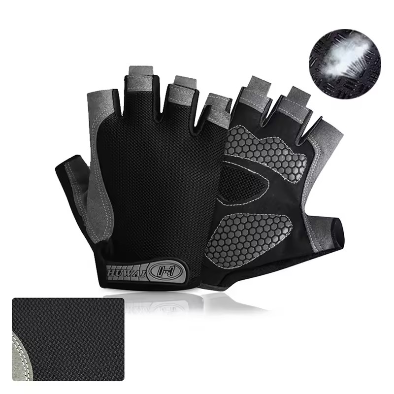 تنفس المضادة للانزلاق نصف اصبع - مراجعة Horse Riding Glove وسعره