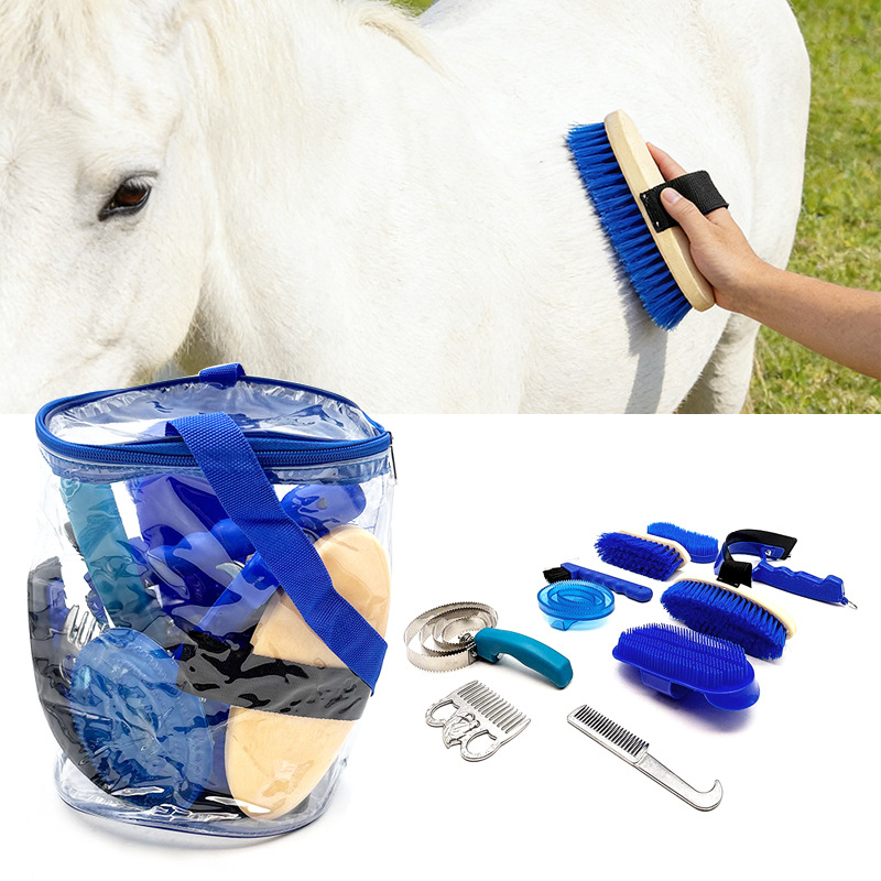 مجموعة تنظيف متكاملة، أدوات تن - مراجعة Grooming Kit Horse وسعره