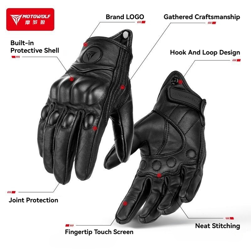 قفازات دراجات نارية من MOTOWOL - مراجعة Horse Riding Glove وسعره